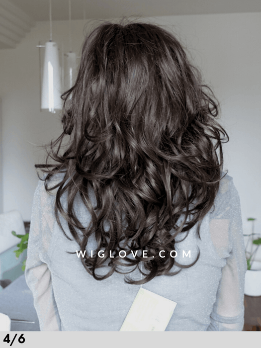 petite sedona estetica designs parrucca sintetica mossa onde boccoli lacefront attaccatura naturale riga sinistra monofilamento a lato retro aperto 