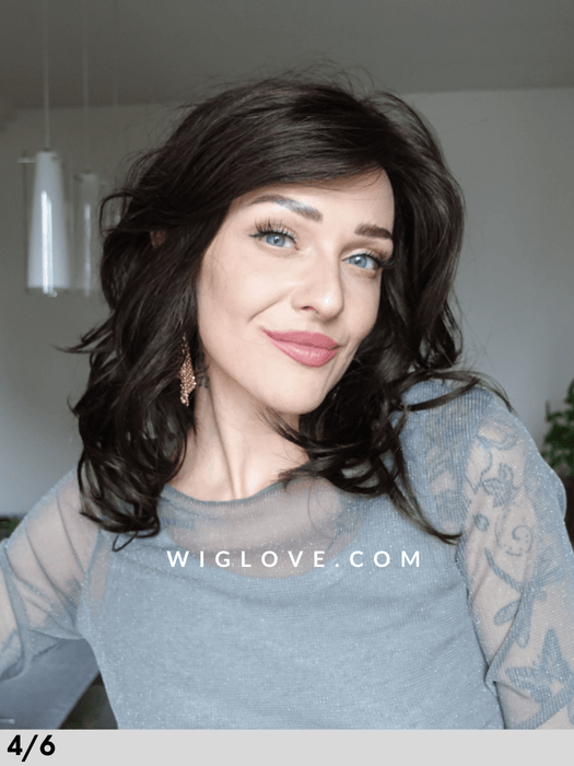 petite sedona estetica designs parrucca sintetica mossa onde boccoli lacefront attaccatura naturale riga sinistra monofilamento a lato retro aperto 