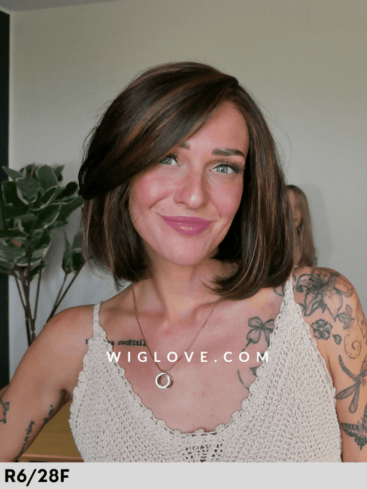 petite sullivan estetica designs caschetto sintetico tradizionale taglia S lacefront riga sinistra retro aperto e fatto a macchina