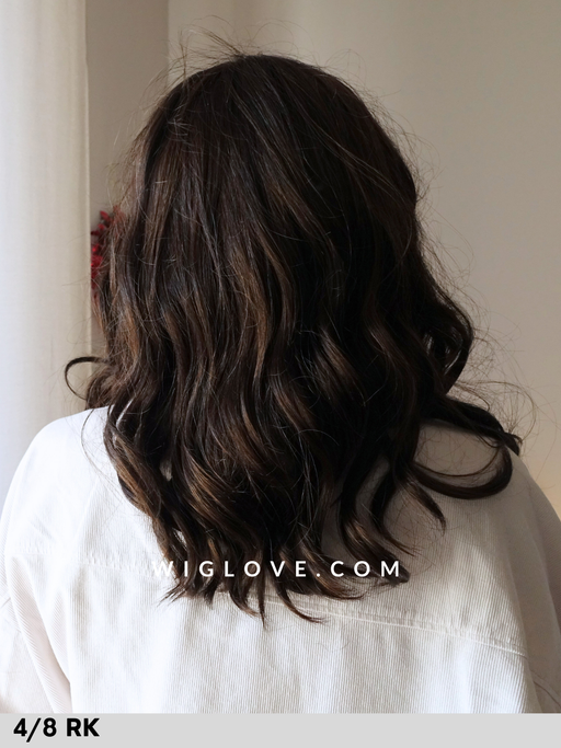 poppy rokoko parrucca mossa lunga lacefront riga sinistra fibra sintetica tradizionale dispositivo medico CE 