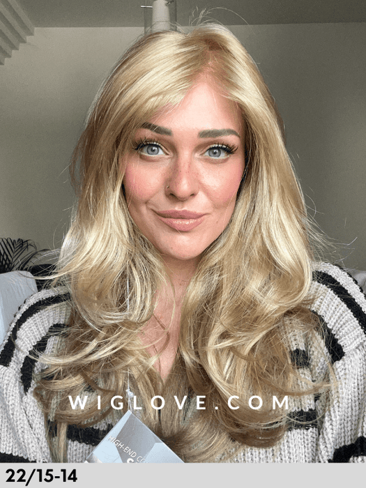 POWER MONO LACE DELUXE - 100% fatta a mano, lace front esteso - Wig Love - Parrucca Sintetica22/15 - 14