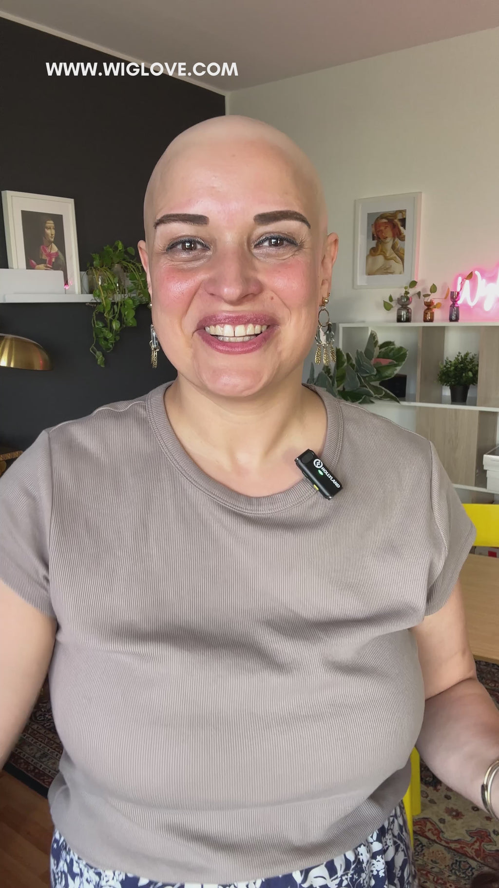 Funky Rokoko Hair Company parrucca sintetica corta dispositivo medico CE