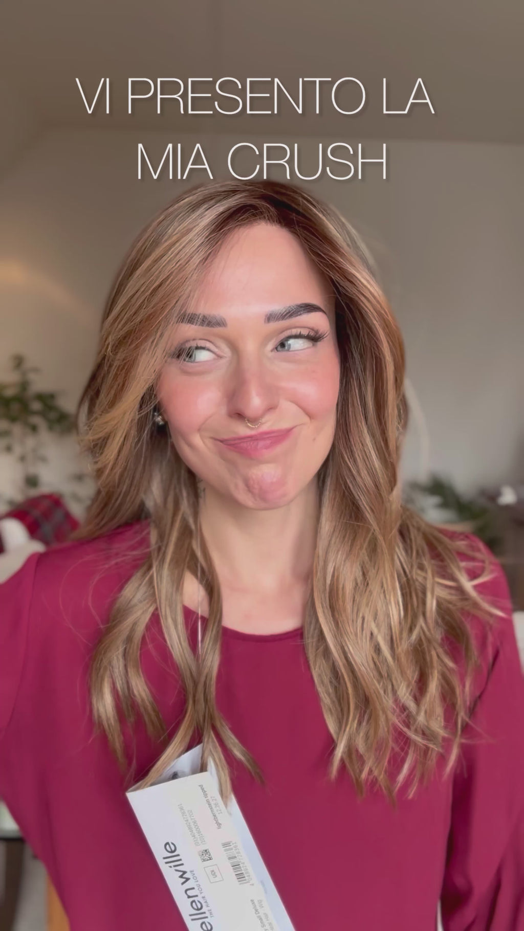 Ellen Wille Fantasy, parrucca lunga mossa, long wavy wig Dispositivo Medico for hairloss