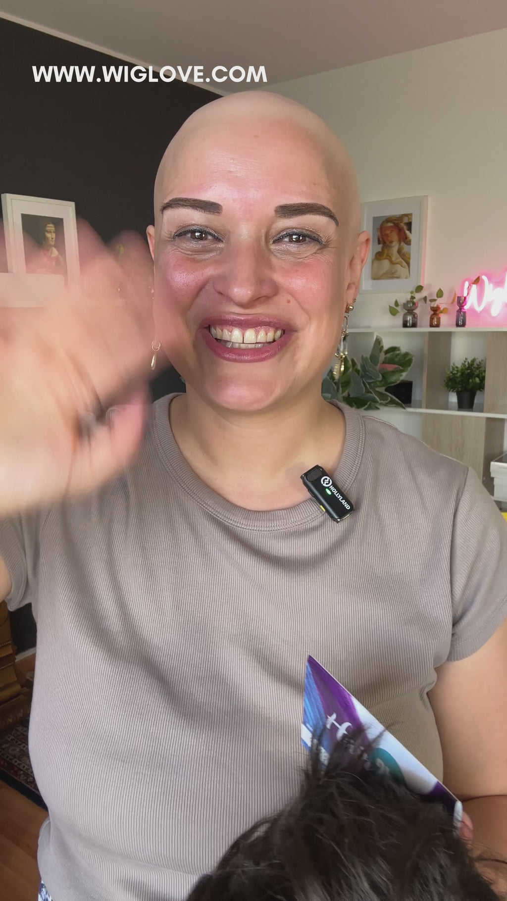 rokoko parrucca sintetica mossa corta da donna. Dispositivo medico CE Wiglove parrucca alopecia, chemio