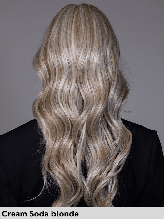 PRIESTLY - 100% fatta a mano, attaccatura estesa, antiscivolo - Wig Love - Parrucca SinteticaCoolest Dark Brown Rooted