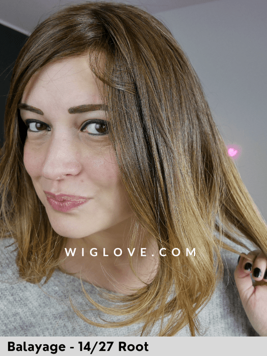 PRIME LONG DELUXE - Capelli Naturali 100% fatta a mano - Wig Love - Parrucca Capelli Veri14/27 Root