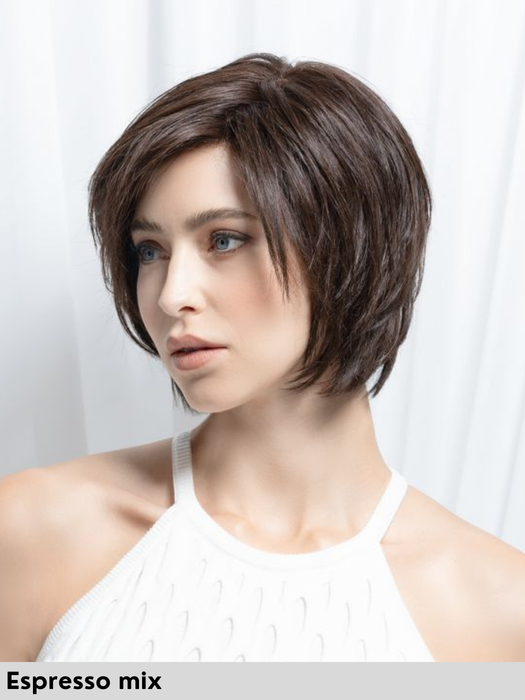 PROMISE SOFT - capelli misti - Doppio monofilamento, riga e attaccatura naturale