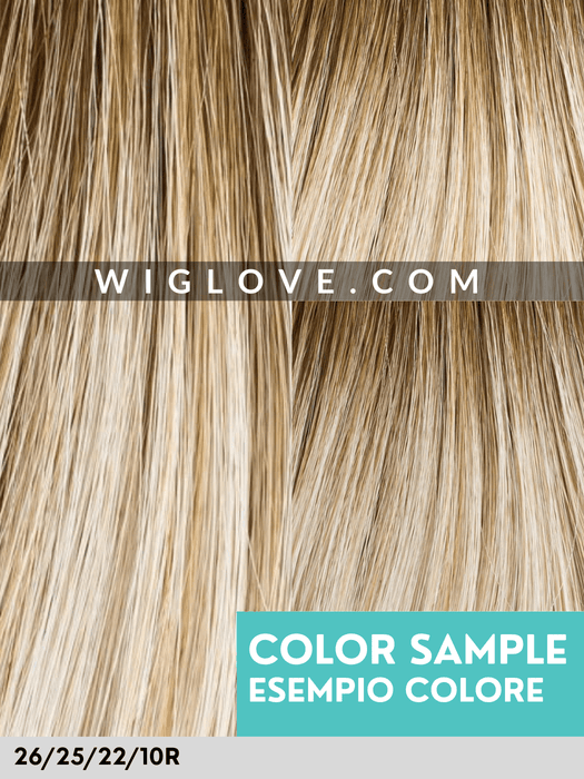 PROUD - riga sinistra, antiscivolo, no lace front - Wig Love - Parrucca Sintetica26/25/22/10R