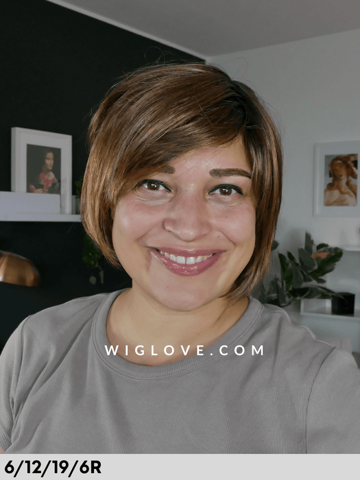 PROUD - riga sinistra, antiscivolo, no lace front - Wig Love - Parrucca Sintetica6/8/4R