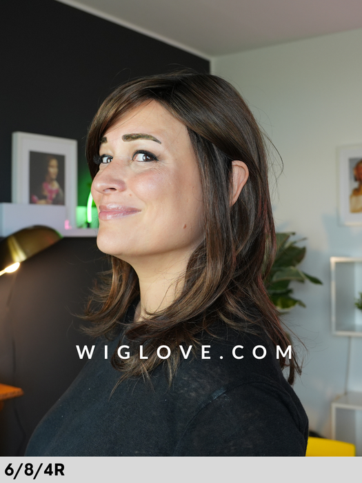 quarz rokoko hair company parrucca sintetica fatta a mano lacefront monofilamento taglia M dispositivo medico ce