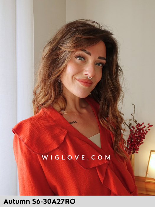 rachel lite gon renau parrucca mossa alle spalle media n fibra sintetica tradizionale 100% fatta a mano lacefront esteso attaccatura naturale riga libera poliuretano