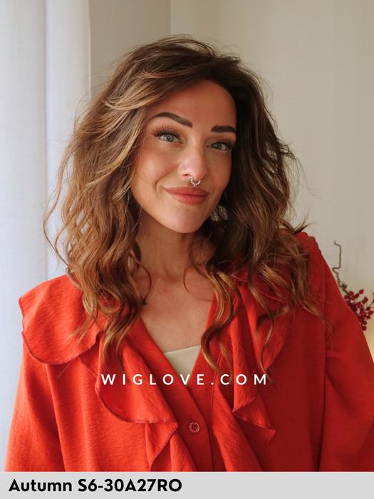 rachel lite gon renau parrucca mossa alle spalle media n fibra sintetica tradizionale 100% fatta a mano lacefront esteso attaccatura naturale riga libera poliuretano