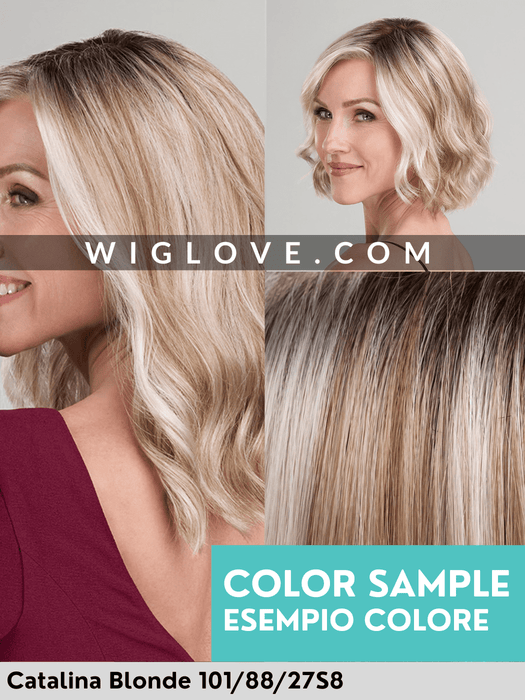 RACHEL LITE - lace front esteso, 100% fatta a mano - Wig Love - Parrucca SinteticaCatalina blonde