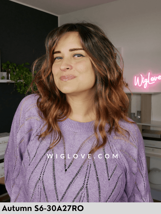 rachel lite gon renau parrucca mossa alle spalle media n fibra sintetica tradizionale 100% fatta a mano lacefront esteso attaccatura naturale riga libera poliuretano