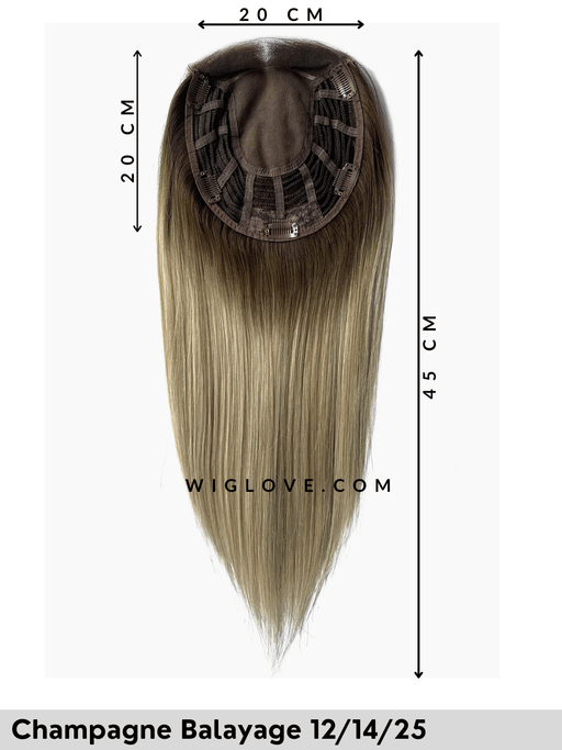 REMY TOPPER LARGE LACE - Topper Capelli Naturali Remy - Wig Love - TopperBernstein Balayage 10/16/27