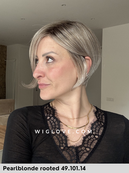 rich mono ellen wille parrucca corta sintetica caschetto liscio lacefront riga sinistra