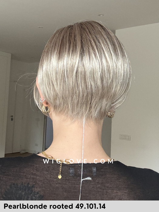 rich mono ellen wille parrucca corta sintetica caschetto liscio lacefront riga sinistra