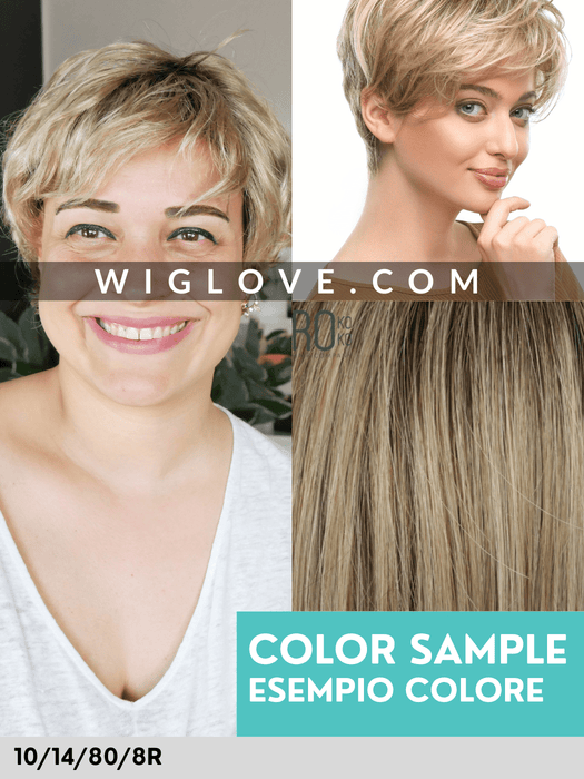 RISTRETTO SMALL - TAGLIA S - Riga centrale, attaccatura naturale - Wig Love - Parrucca Sintetica10/14/80/8R