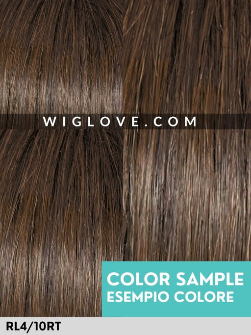 NATURE DELUXE LONG - 100% fatta a mano - Wig Love - Parrucca SinteticaShaded Iced Java RL4/10RT