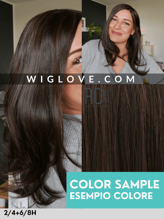 VILI - Parrucca capelli Naturali Remy - doppio lace front, doppio monofilamento - Wig Love - Parrucca Capelli Veri2/4+6/8H