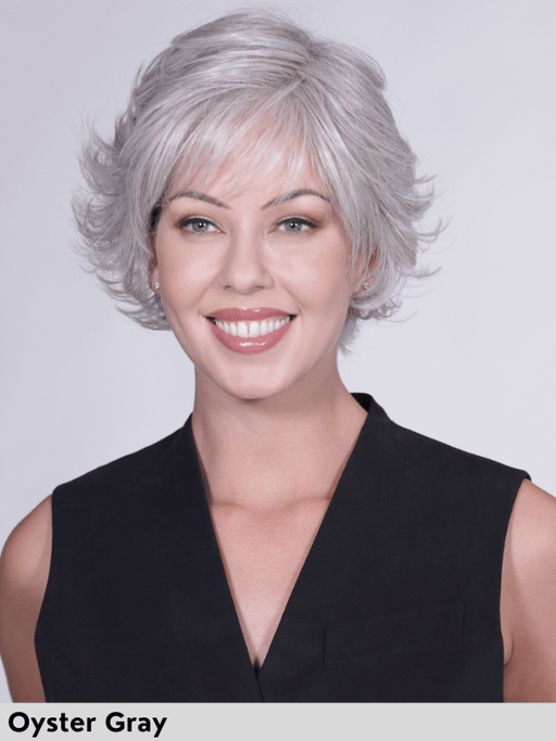 ROMA - riga sinistra, attaccatura naturale - Wig Love - Parrucca SinteticaOyster Gray