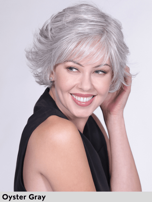 ROMA - riga sinistra, attaccatura naturale - Wig Love - Parrucca SinteticaOyster Gray