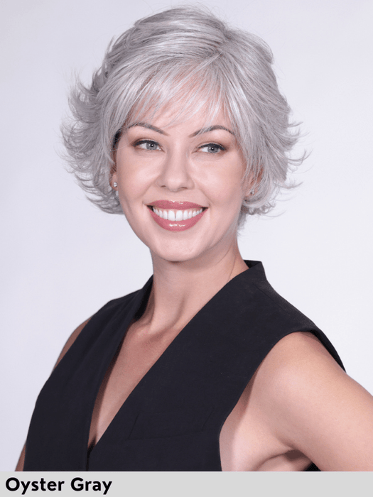ROMA - riga sinistra, attaccatura naturale - Wig Love - Parrucca SinteticaOyster Gray