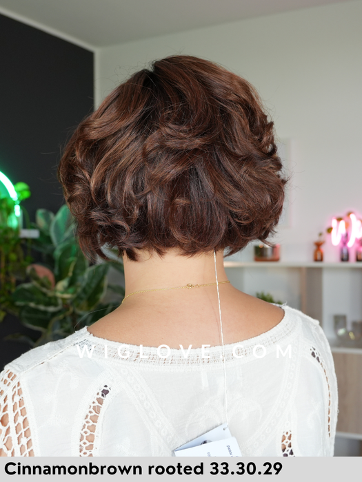 ROMANCE DELUXE - 100% fatta a mano, attaccatura naturale, riga libera - Wig Love - Parrucca Sintetica