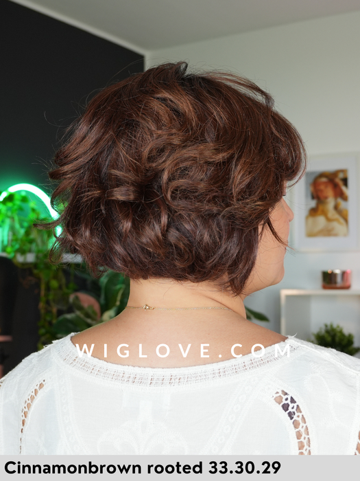ROMANCE DELUXE - 100% fatta a mano, attaccatura naturale, riga libera - Wig Love - Parrucca Sintetica