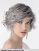 ROMANCE DELUXE - 100% fatta a mano, attaccatura naturale, riga libera - Wig Love - Parrucca SinteticaMetallic Grey Rooted