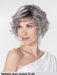 ROMANCE DELUXE - 100% fatta a mano, attaccatura naturale, riga libera - Wig Love - Parrucca SinteticaMetallic Grey Rooted