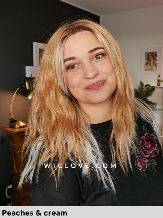 roxie alexander couture parrucca lunga mossa lacefront riga centrale retro aperto autumn sunrise fibra sintetica termoresistente