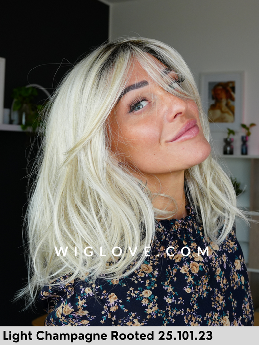 RUNWAY MONO PART - lace front, left part