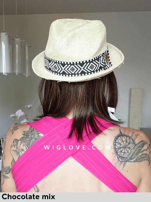 sage ellen wille fascia con capelli sintetici per mare piscina e sport