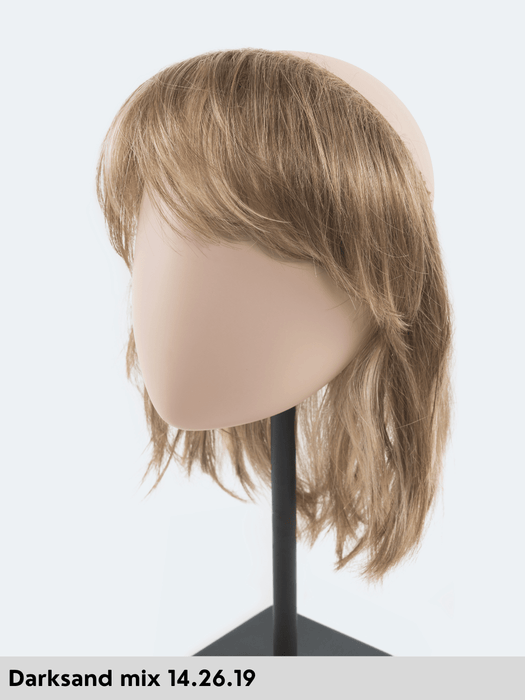 SAGE - Fascia con Capelli - Fibra Sintetica - Wig Love - TopperChocolate Mix