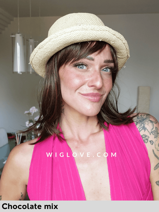 sage ellen wille fascia con capelli sintetici per mare piscina e sport