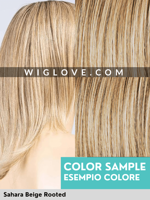 FANTASY SMALL DELUXE - Taglia S - attaccatura naturale, riga libera, fatta a mano - Wig Love - Parrucca SinteticaSahara Beige Rooted