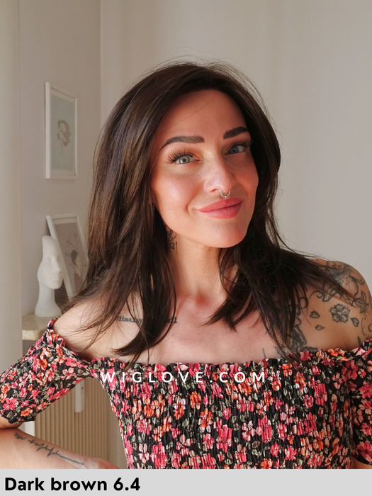 sara ellen wille psrrucca sintetica liscia lacefront rigs sinista parrucca per bambini dispositivo medico CE