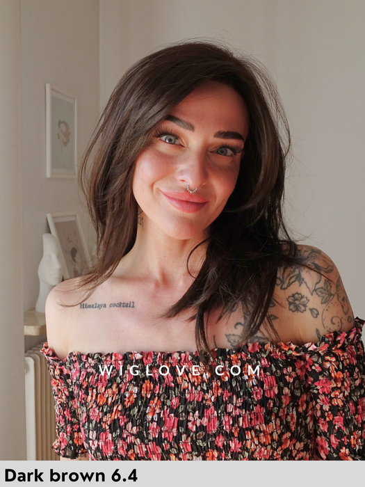 sara ellen wille psrrucca sintetica liscia lacefront rigs sinista parrucca per bambini dispositivo medico CE