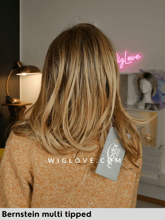 SAVELLI MONO PART - riga sinistra, attaccatura naturale - Wig Love - Parrucca SinteticaTizian Red Tipped