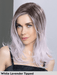 SAVELLI MONO PART - riga sinistra, attaccatura naturale - Wig Love - Parrucca SinteticaWhite Lavender Tipped