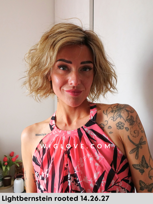 scala mono part ellen wille parrucca mossa sintetica termoresistente bob lacefront riga sinistra retro chiuso taglia m dispositivo medico ce
