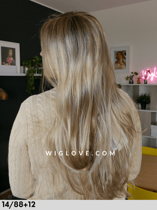 select ultra maxi lace gisela mayer parrucca lunga liscia sintetica tradizionale lacefront attaccatura naturale riga sinistra