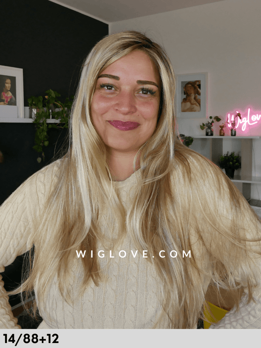 select ultra maxi lace gisela mayer parrucca lunga liscia sintetica tradizionale lacefront attaccatura naturale riga sinistra