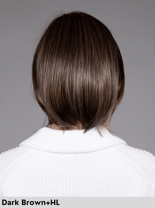 SEOUL - riga sinistra, attaccatura naturale - Wig Love - Parrucca SinteticaDark Brown + Highlights