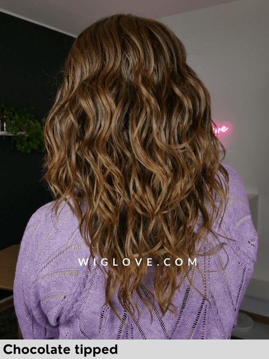 serena ellen wille parrucca lunga mossa in fibra piastrabile termoresistente piega mossa lacefront monofilamento al vortice retro fatto a macchina modixx collection 