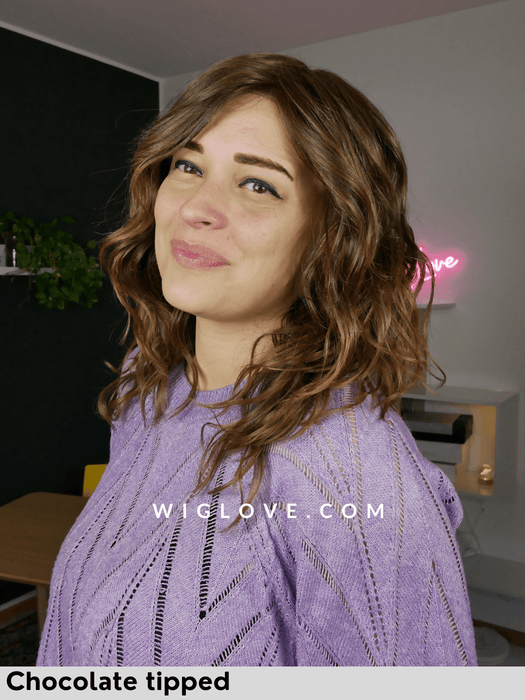 serena ellen wille parrucca lunga mossa in fibra piastrabile termoresistente piega mossa lacefront monofilamento al vortice retro fatto a macchina modixx collection 