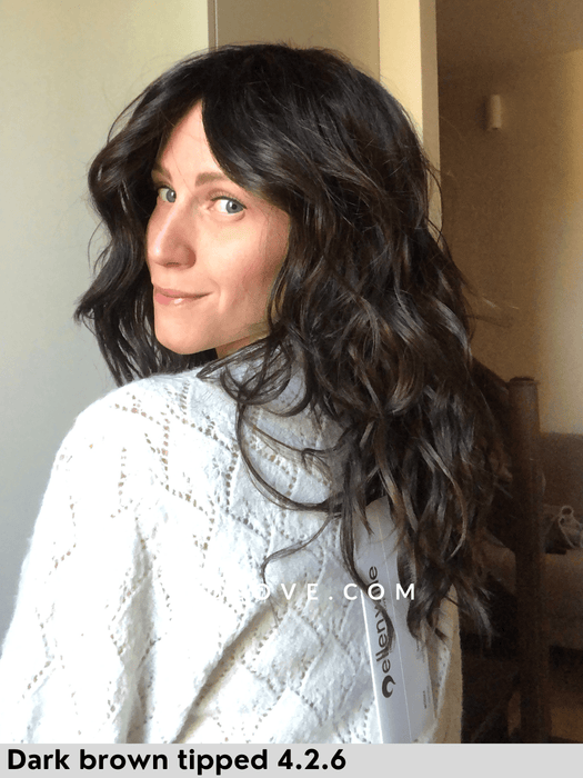 serena ellen wille parrucca lunga mossa in fibra piastrabile termoresistente piega mossa lacefront monofilamento al vortice retro fatto a macchina modixx collection 