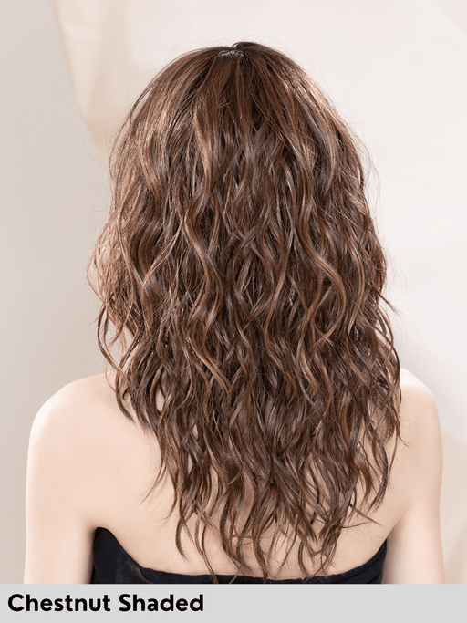 SERENA - attaccatura naturale, monofilamento al vortice I Pronta Consegna 24/48 ore - Wig Love - Parrucca SinteticaDark Chocolate Shaded