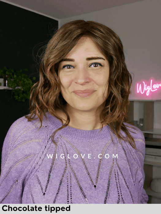 serena ellen wille parrucca lunga mossa in fibra piastrabile termoresistente piega mossa lacefront monofilamento al vortice retro fatto a macchina modixx collection 